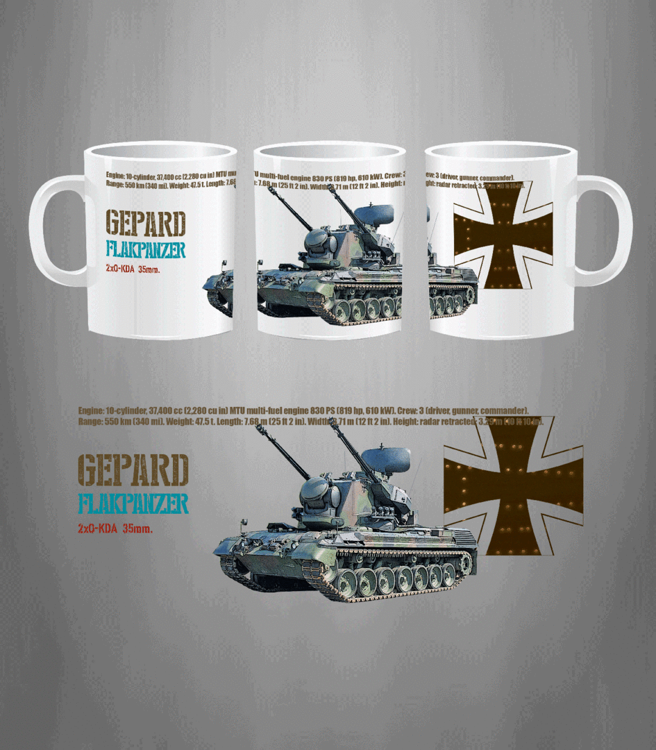 Taza Flakpanzer Gepard