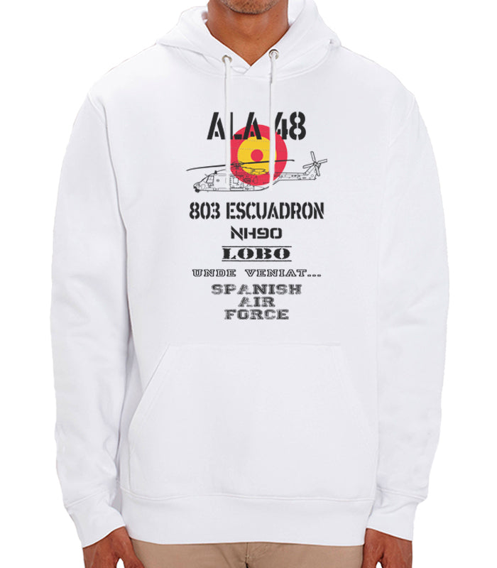 Sudadera Ala 48 803 Escuadrón NH90 Escarapela