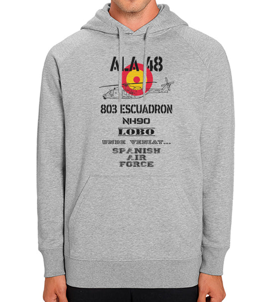Sudadera Ala 48 803 Escuadrón NH90 Escarapela