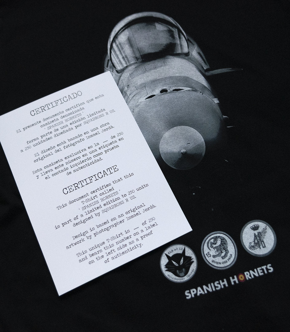 Camiseta SPANISH HORNETS Ed. Limitada Ismael Jordá