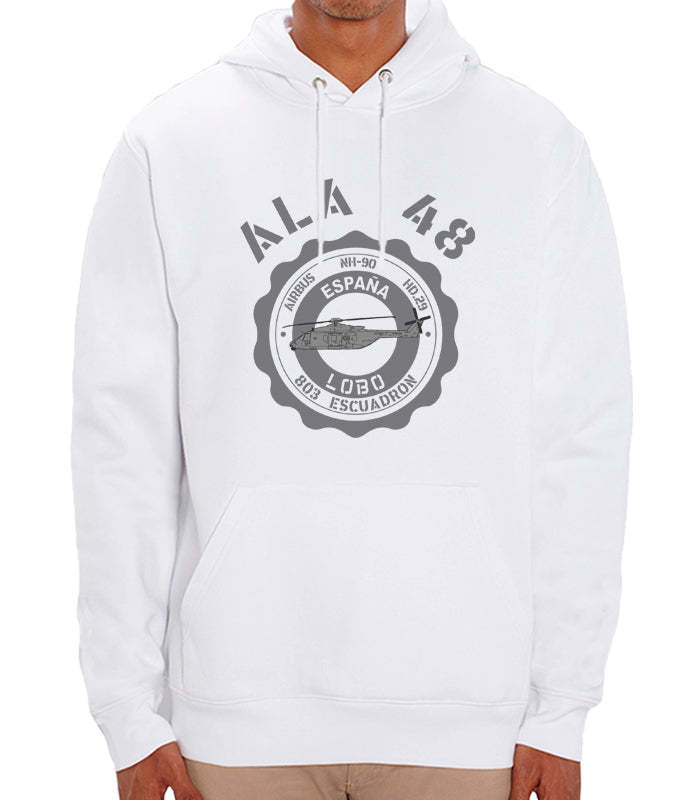 Sudadera Ala 48 803 Escuadrón NH90 Medallón