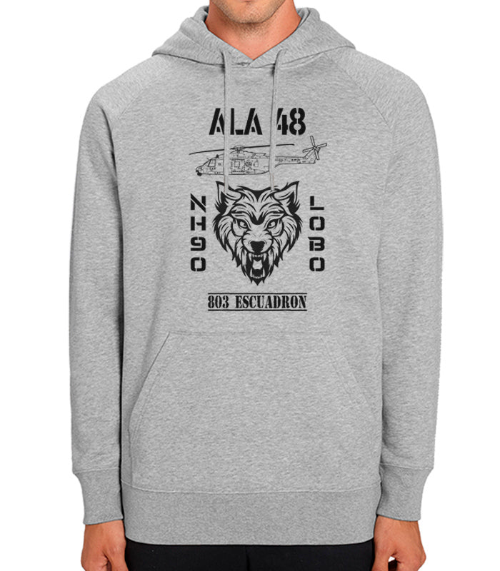 Sudadera Ala 48 803 Escuadrón NH90 LOBO