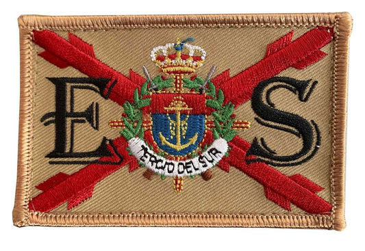 Parche Tercio del Sur bordado con velcro