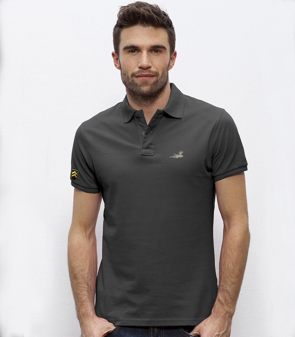 Polo con emblema Eurofighter bordado