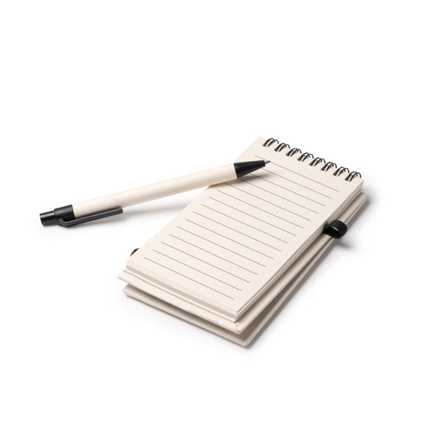 Libreta A6 sostenible fabricada con cartón reciclado de briks de leche - Colección UNniconico papelería ecológica
