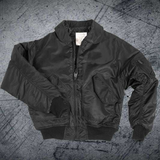 CAZADORA DE PILOTO CWU COLOR NEGRO