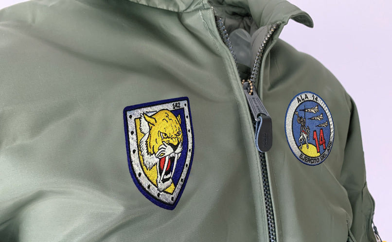 Cazadora de Piloto Ala 14 CWU verde oliva