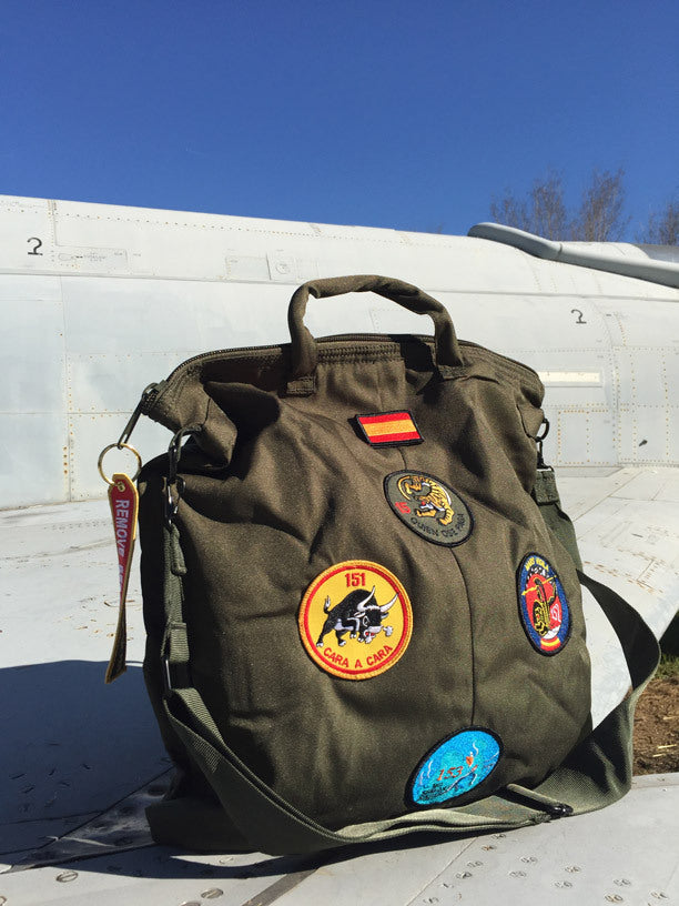 Bolsa de piloto Ala 15 oliva