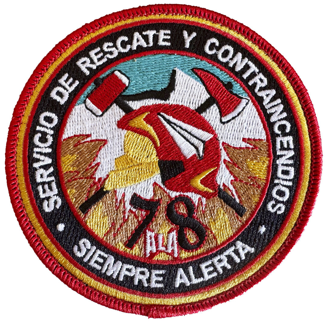 Parche bordado Servicio de Rescate Ala 78 *