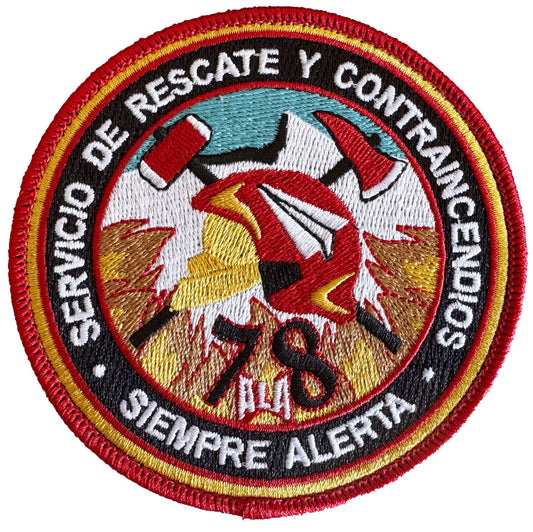 Parche bordado Servicio de Rescate Ala 78 *