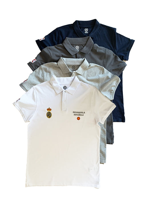 Outlet Polo L blanco Escarapela Española Armada