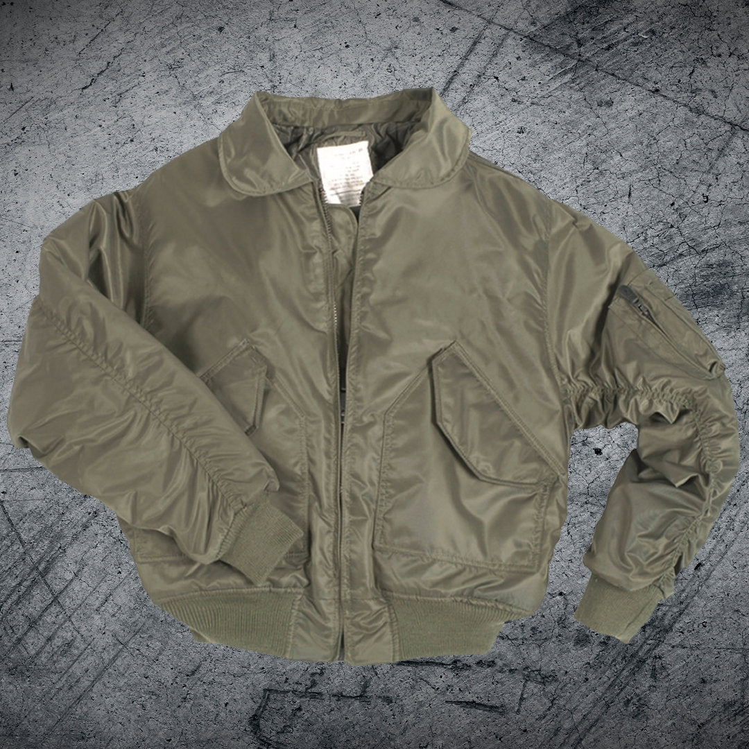 CAZADORA DE PILOTO CWU COLOR OLIVA