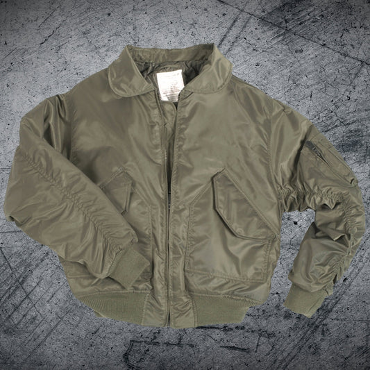 CAZADORA DE PILOTO CWU COLOR OLIVA