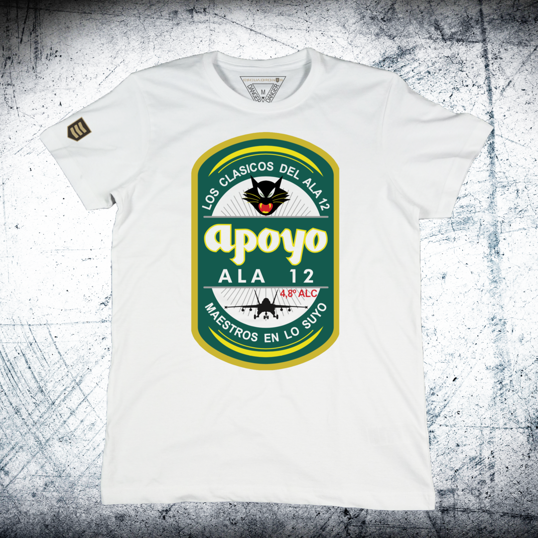 camiseta ala 12 equipo de apoyo