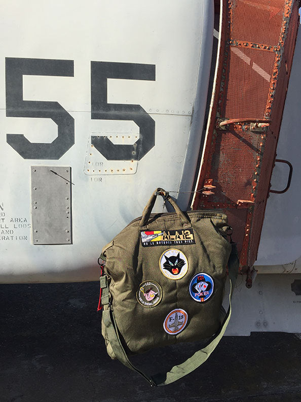 Bolsa de piloto Ala 12 oliva