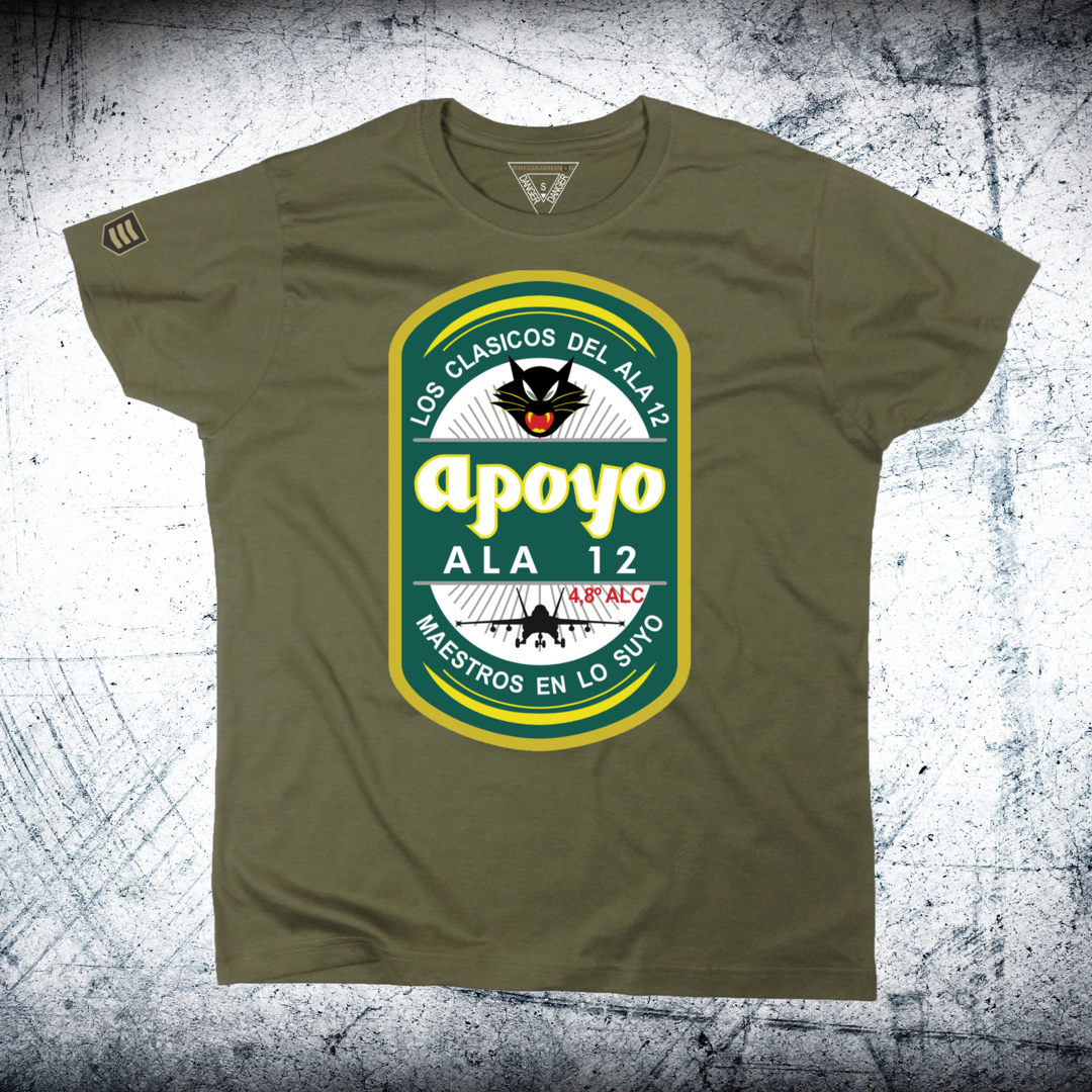 Camiseta militar Ala 12 Equipo de Apoyo