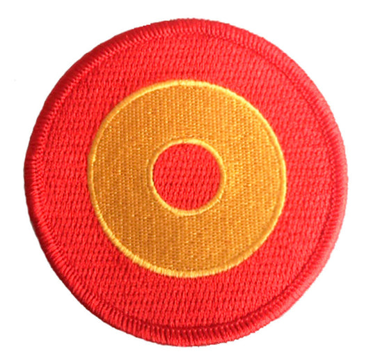 Parche Bordado Escarapela Grande Con velcro