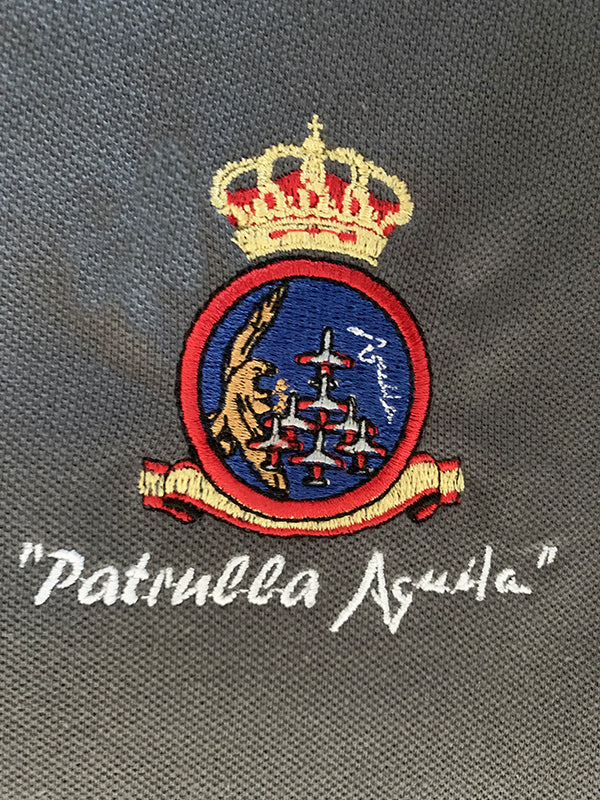 Polo bordado Colección Escarapela Española Patrulla Águila