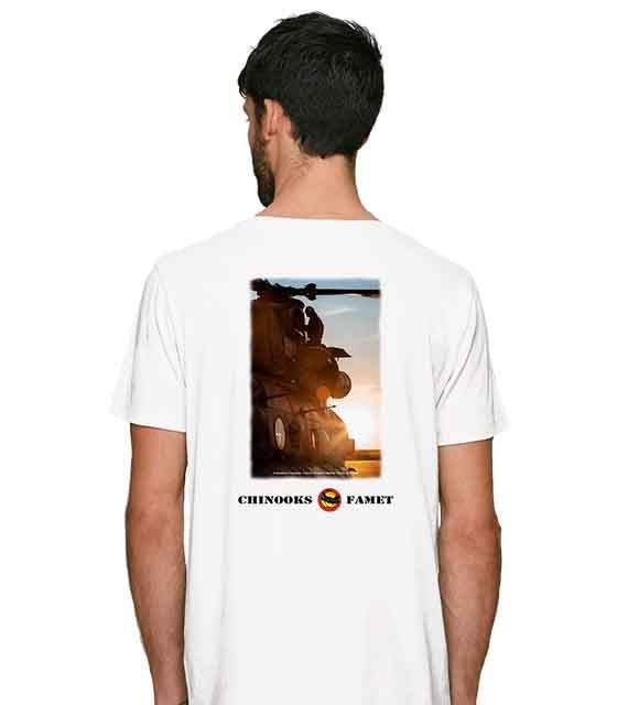 Camiseta  outlet blanca S Chinook Famet