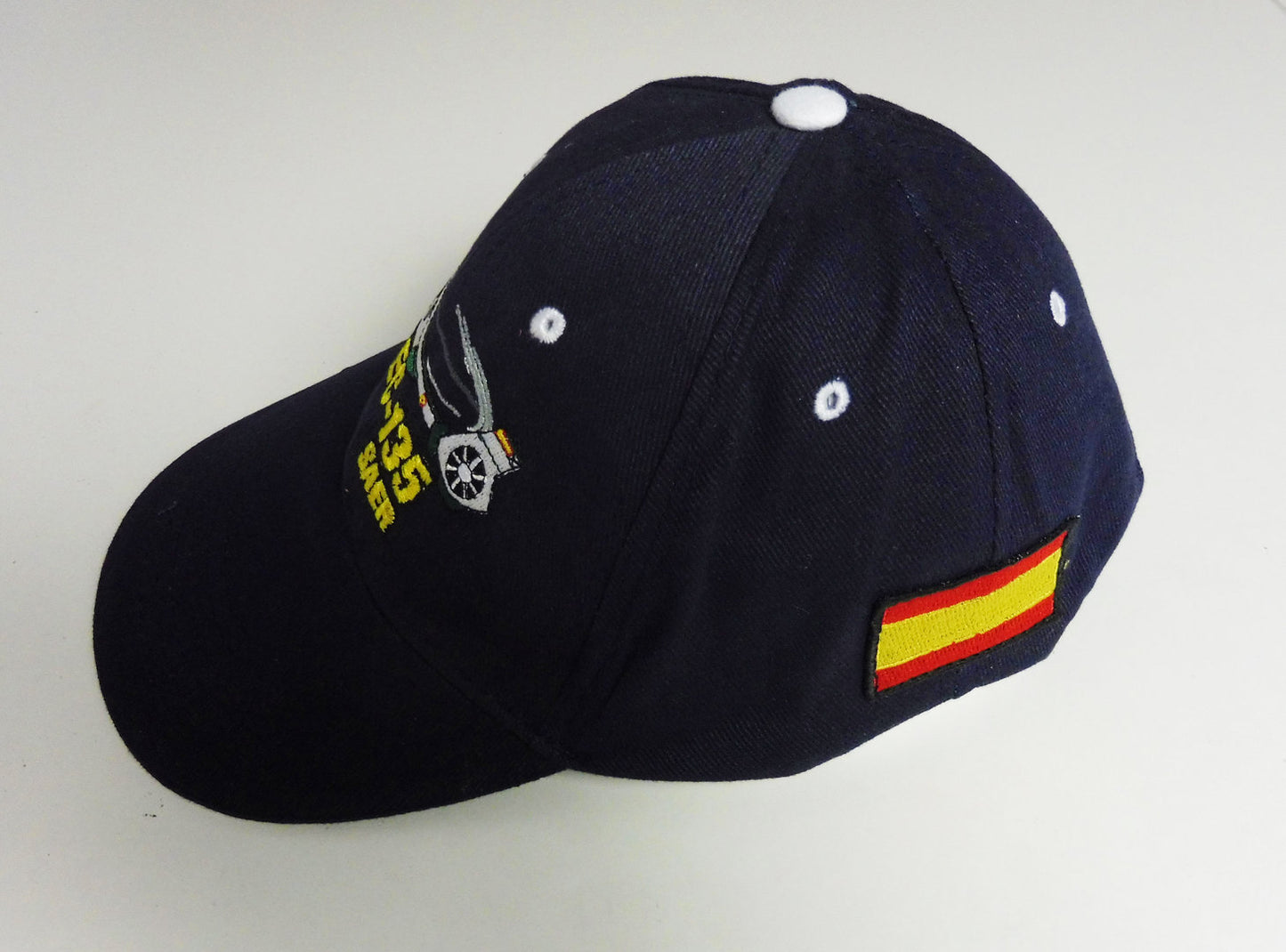 Detalle parche bordado gorra EC-135 SAER Guardia Civil - calidad superior