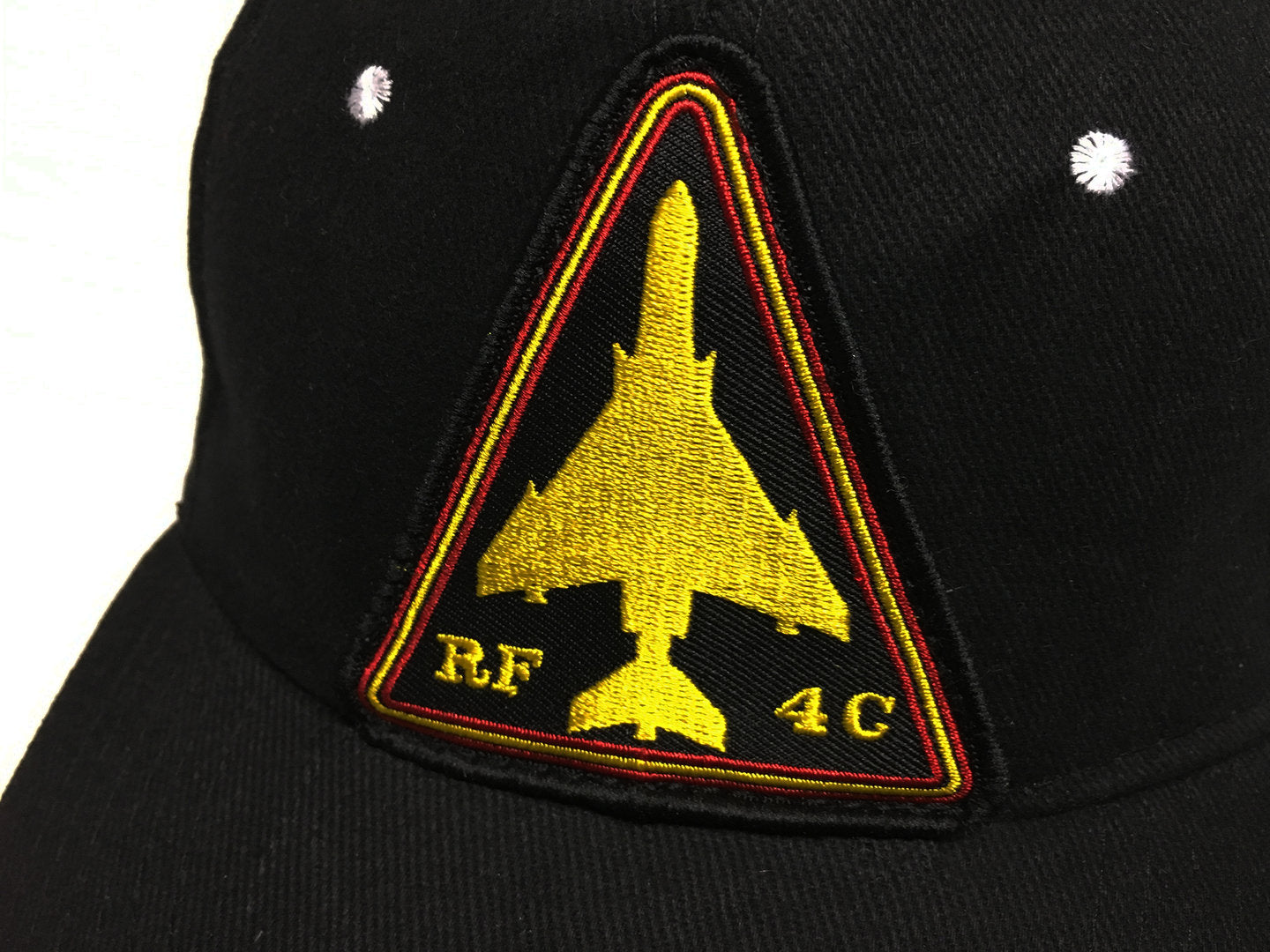 Detalle parche bordado gorra RF-4C Phantom Ejército del Aire - calidad superior