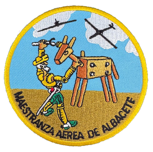 Parche tejido MAESTRANZA AEREA DE ALBACETE con termoadhesivo  *
