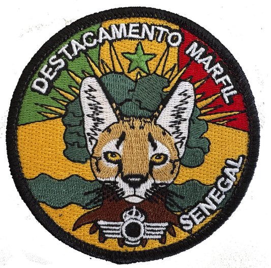 Parche bordado Destacamento Marfil Senegal color*