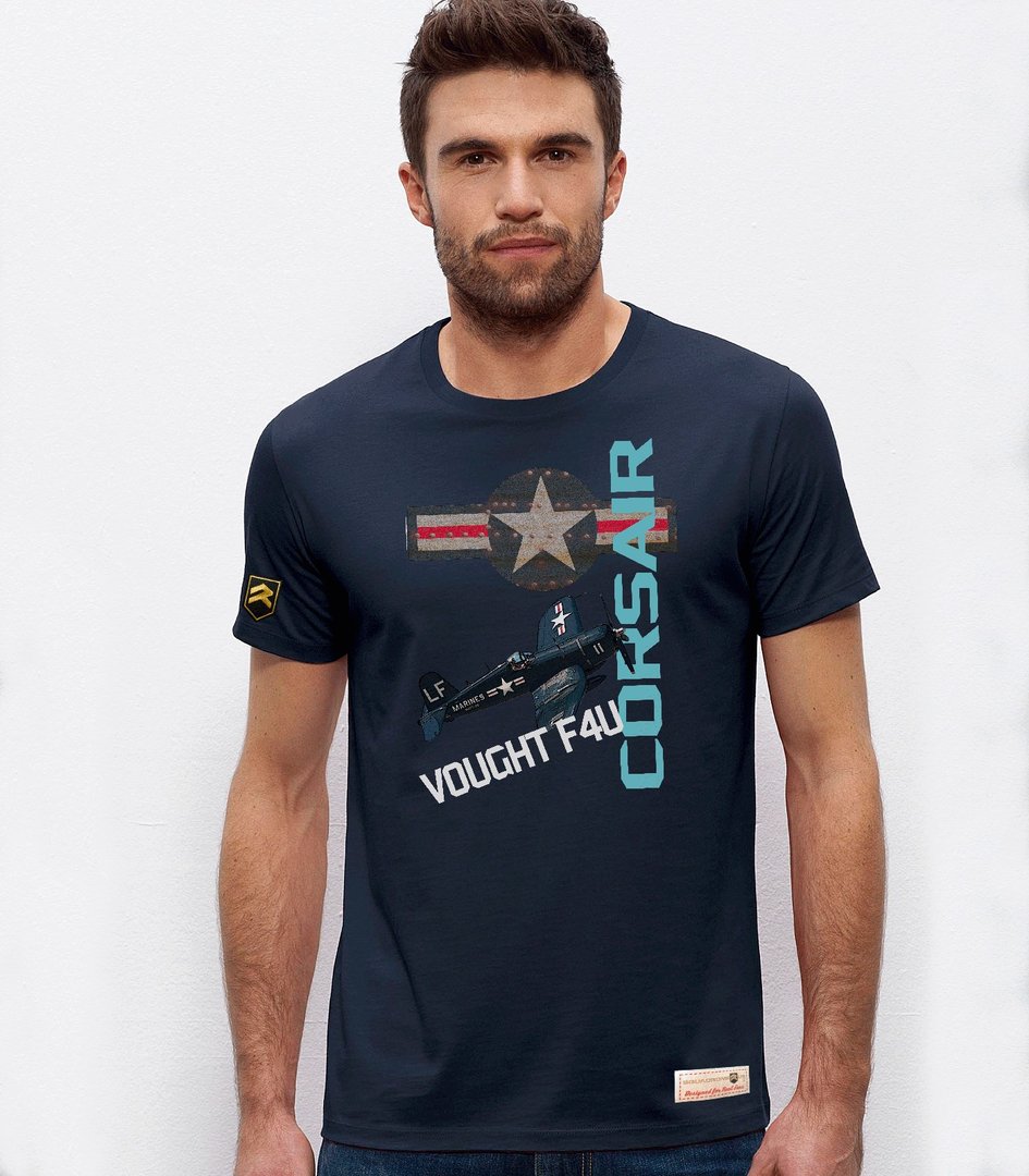 Camiseta militar F-4U Corsair Navy
