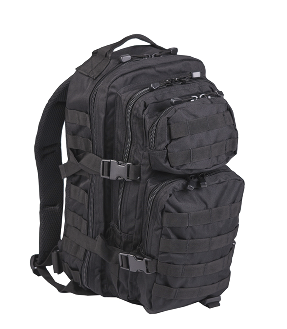 Mochila asalto táctica negra grande - Alta capacidad uso militar