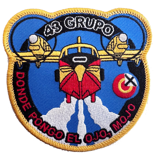 Parche 43 Grupo "Dónde pongo el ojo, Mojo" Con velcro *