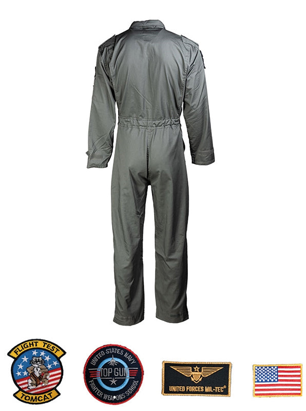 Mono de vuelo Oliva KIDS con parches TOP GUN