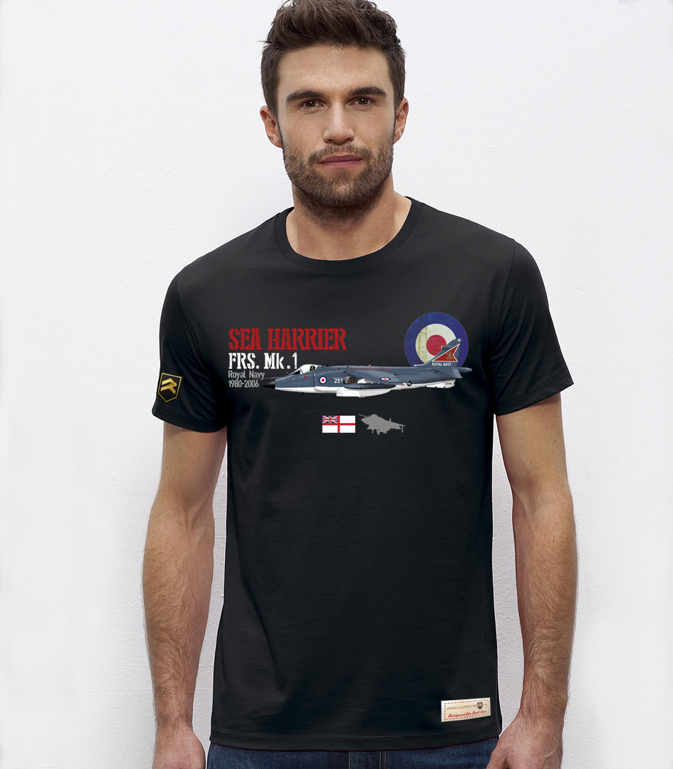 Camiseta Sea Harrier Royal Navy PREMIUM.