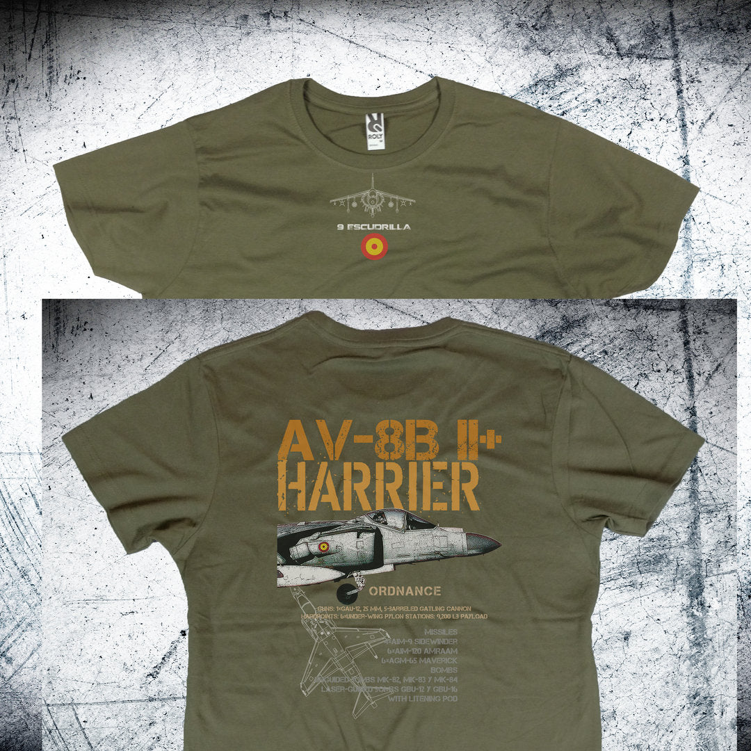 Camiseta 9 Escuadrilla Diseño Trasera Ordnance