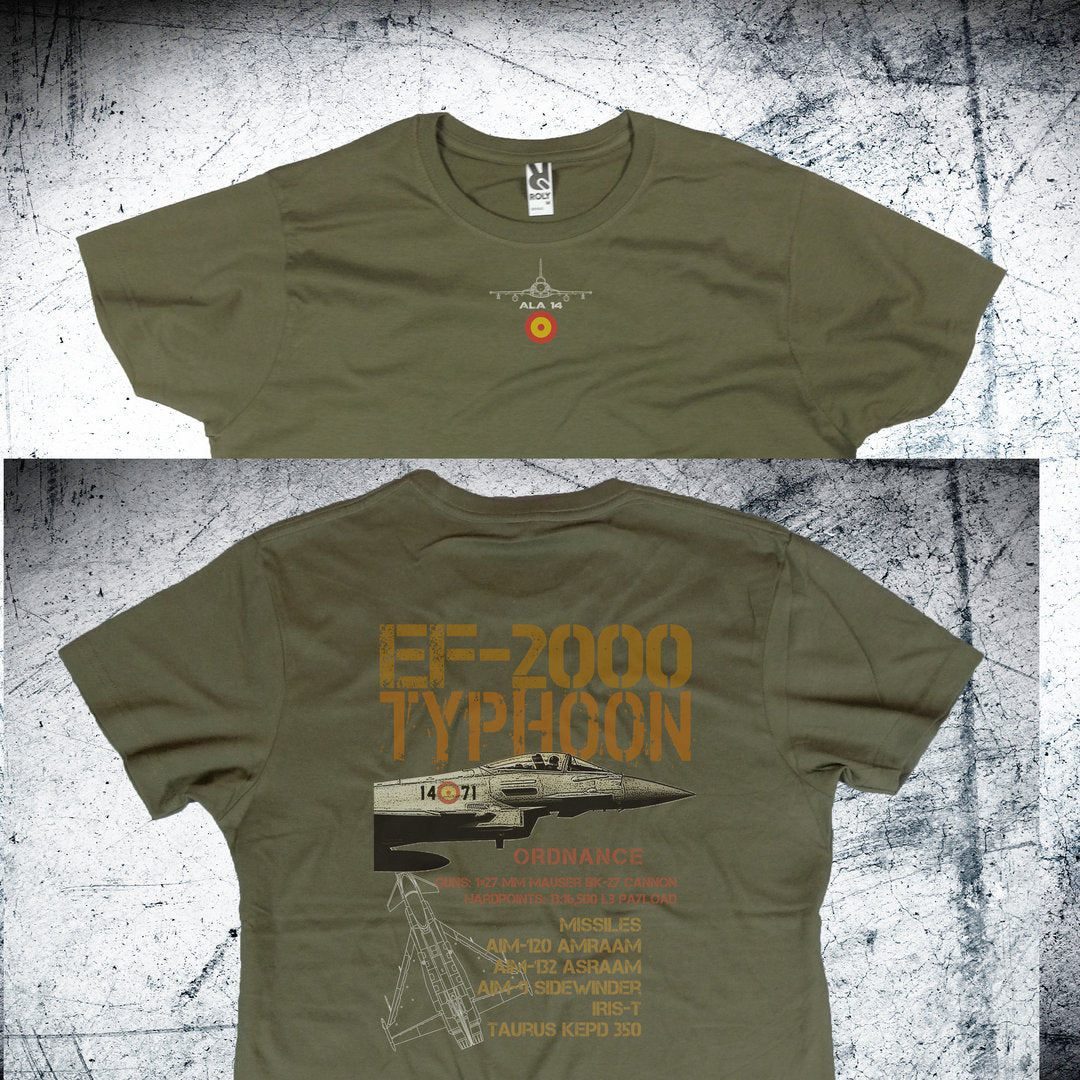 Camiseta Ala 14 Diseño Trasera Ordnance