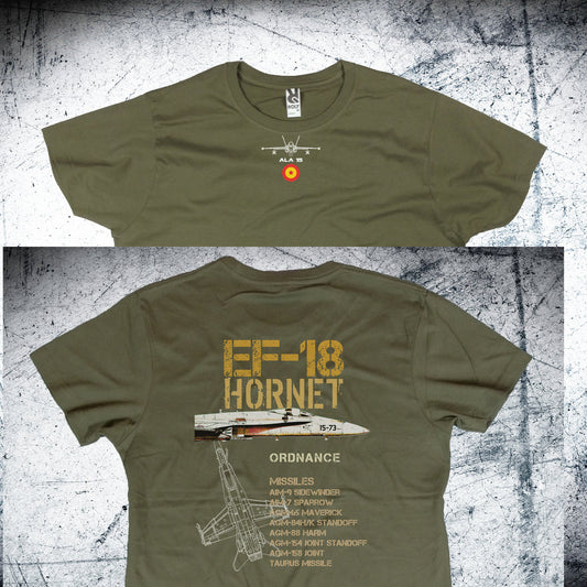 Camiseta Ala 15 Diseño Trasera Ordnance