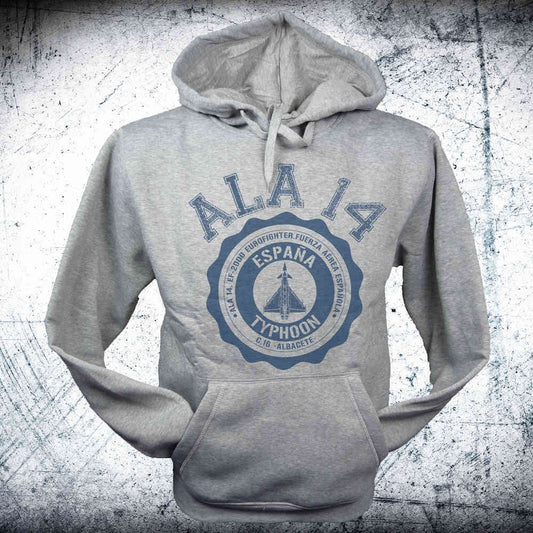 outlet sudadera gris Medallon Ala14 varias tallas