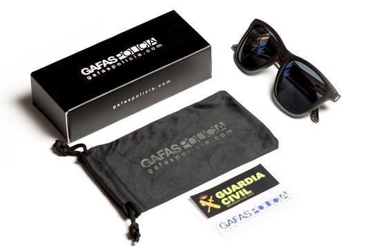 Gafas de sol polarizadas negras Guarda Civil