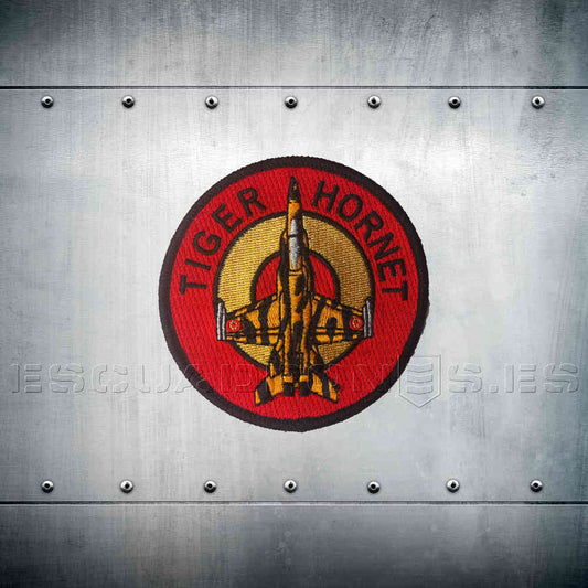 Parche Escarapela y F-18 TIGER HORNET