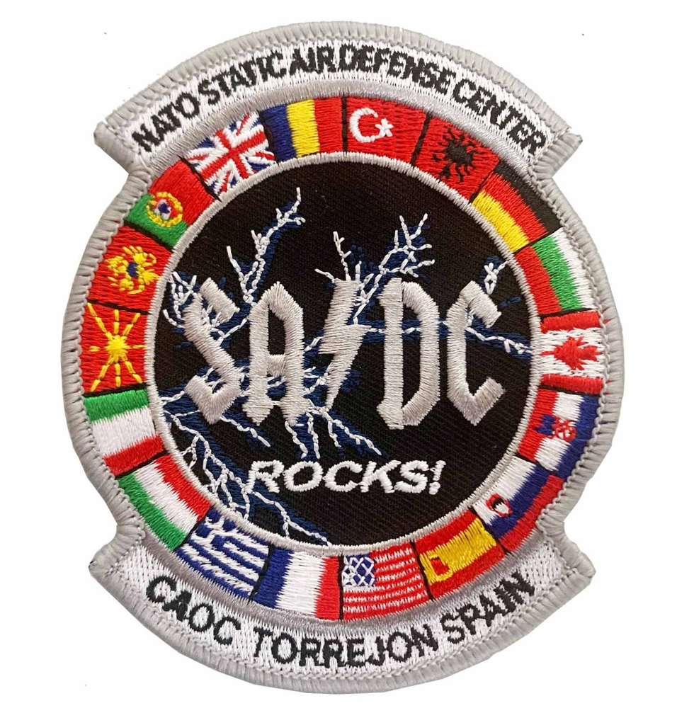 PARCHE BORDADO CAOC TORREJON SA/DC con velcro