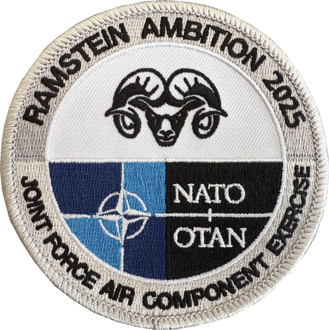 Parche bordado OTAN RAMSTEIN AMBITION 2025 *