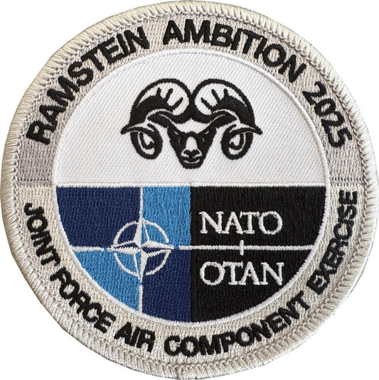Parche bordado OTAN RAMSTEIN AMBITION 2025 *