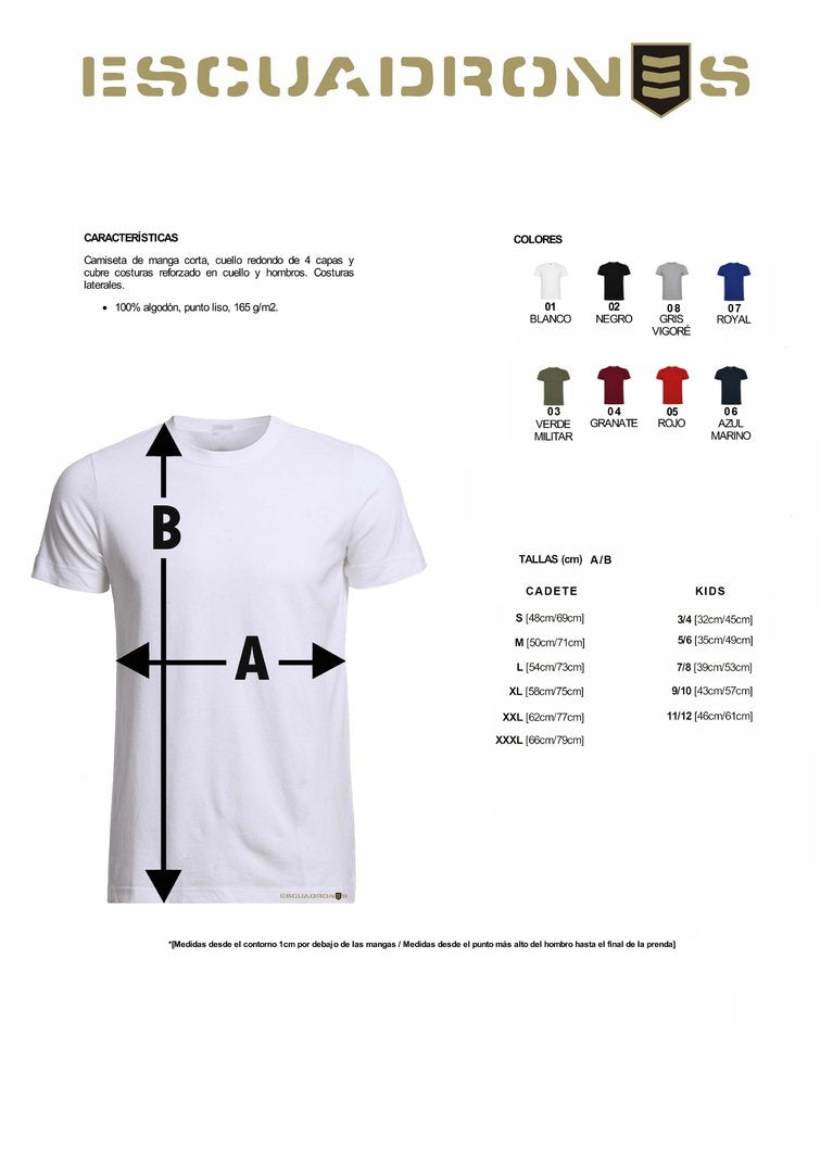Guía de tallas de camisetas - Encuentra tu talla perfecta con nuestras medidas detalladas

