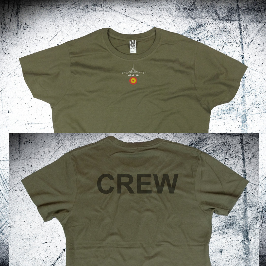 Camiseta Ala 14 Diseño Trasera CREW