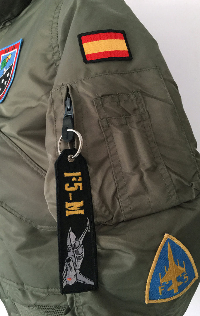 Cazadora de piloto instructor F-5M ALA 23 verde