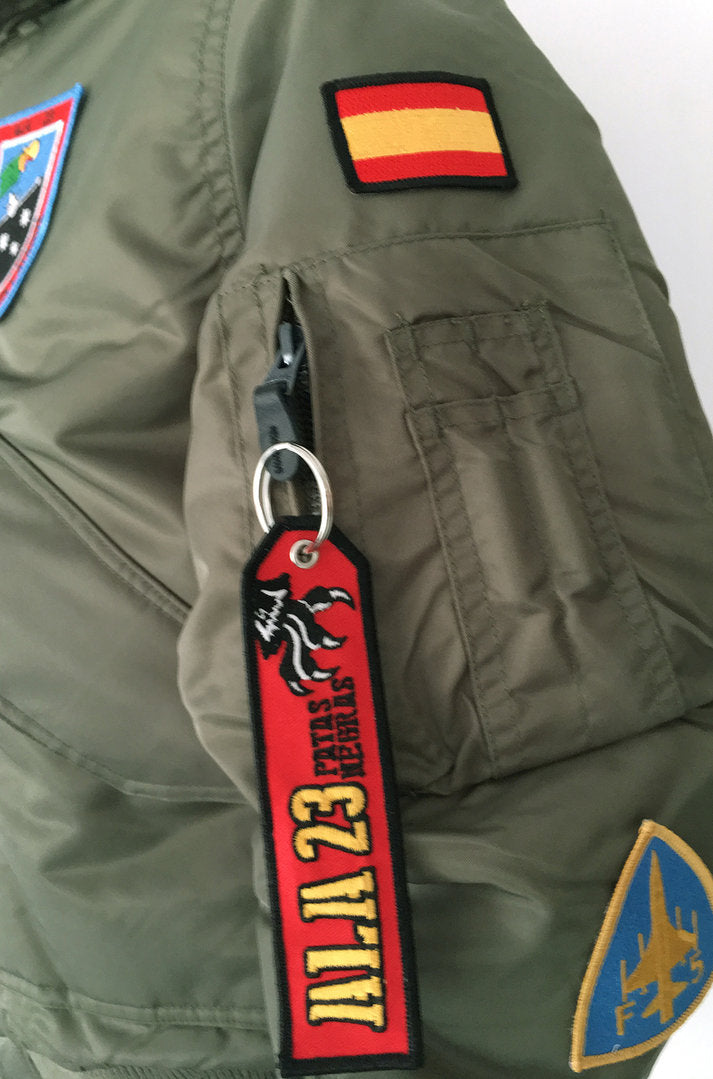 Cazadora de piloto instructor F-5M ALA 23 verde